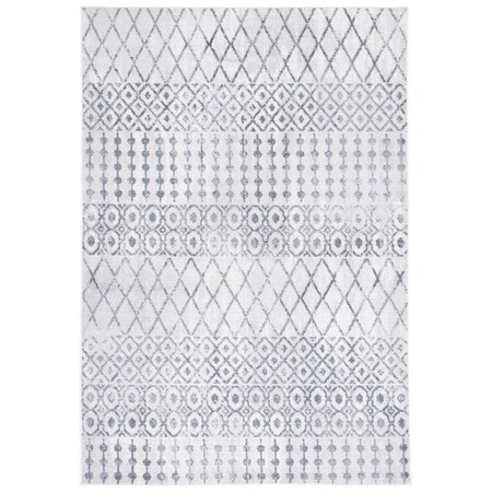 Safavieh 9 x 12 ft. Toscana Rectangle Power Loomed Rug Ivory & Dark Grey TOS656A-9